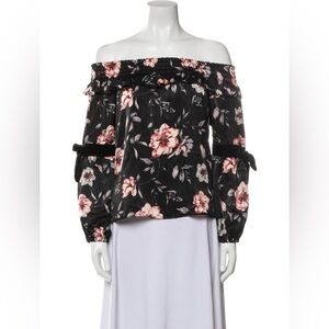 Misa floral off the shoulder top/ date night top